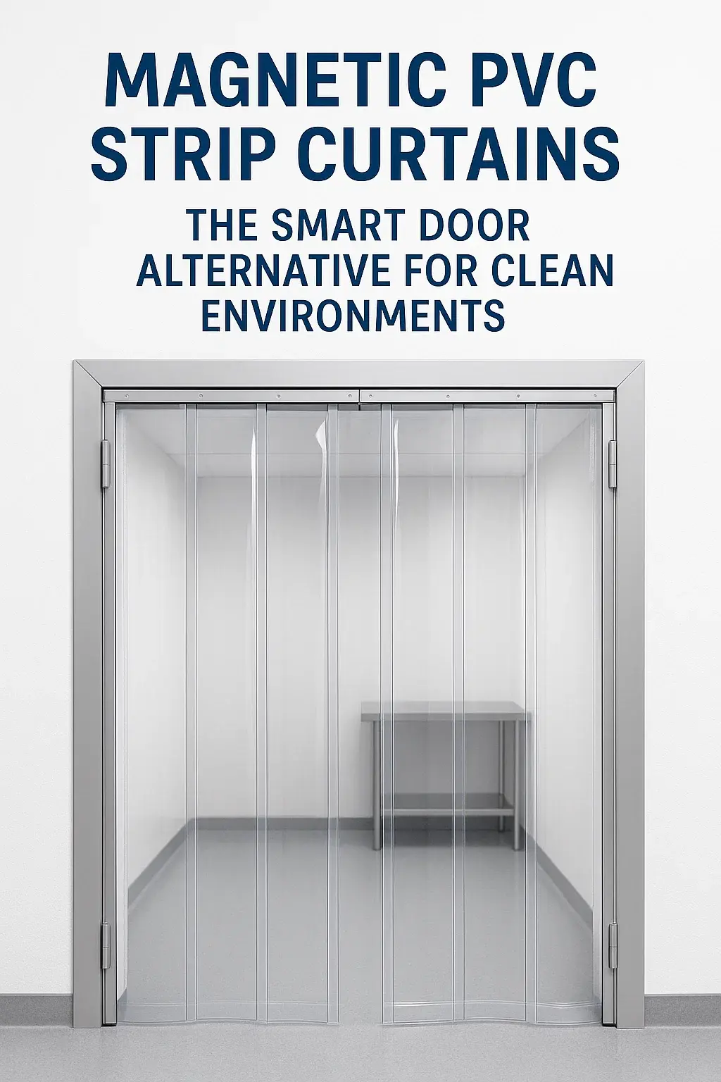 Magnetic PVC Strip Curtains – The Smart Door Alternative for Clean Environments