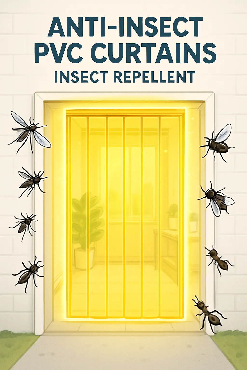 Anti-Insect Yellow PVC Curtains – How They Work & Why You Need Them