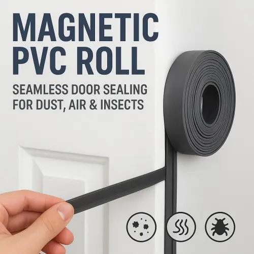 Magnetic PVC Roll – Seamless Door Sealing for Dust, Air & Insects