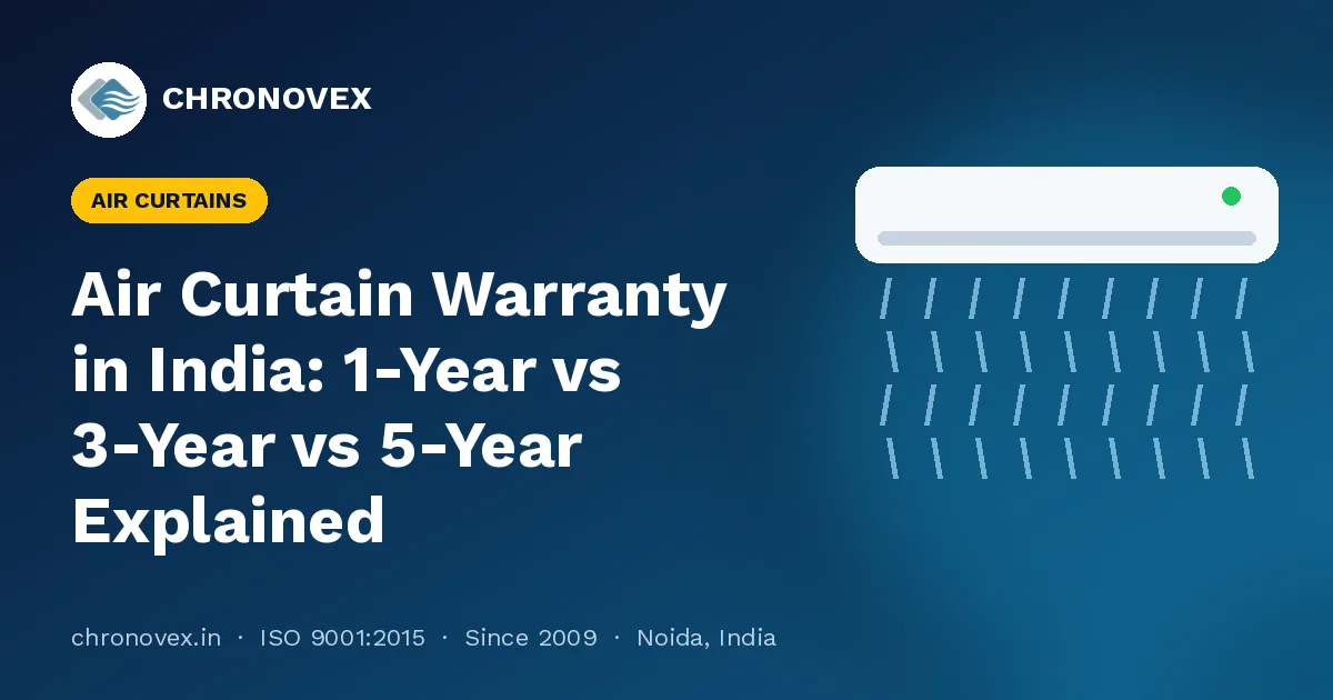 Air Curtain Warranty in India: 1-Year vs 3-Year vs 5-Year Explained