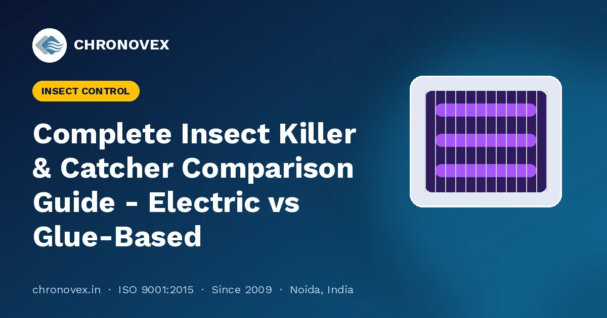 Complete Insect Killer & Catcher Comparison Guide - Electric vs Glue-Based