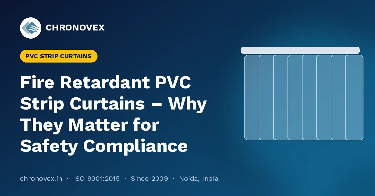 Fire Retardant PVC Strip Curtains – Why They Matter for Safety Compliance