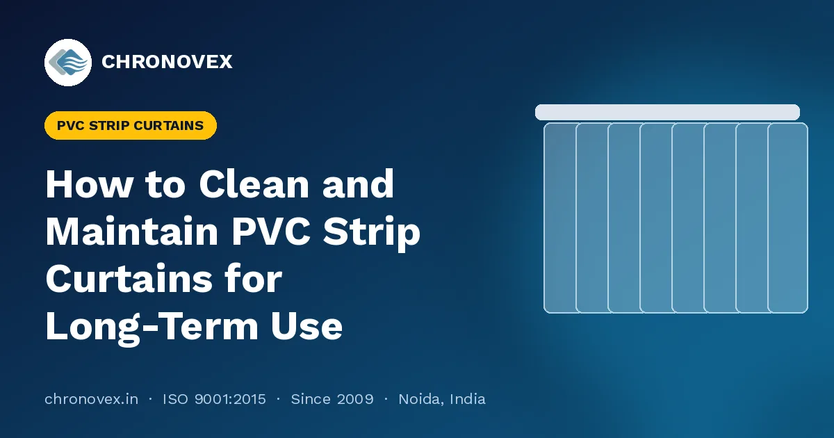 How to Clean and Maintain PVC Strip Curtains for Long-Term Use