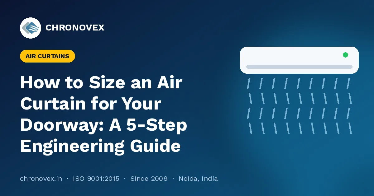 How to Size an Air Curtain for Your Doorway: A 5-Step Engineering Guide