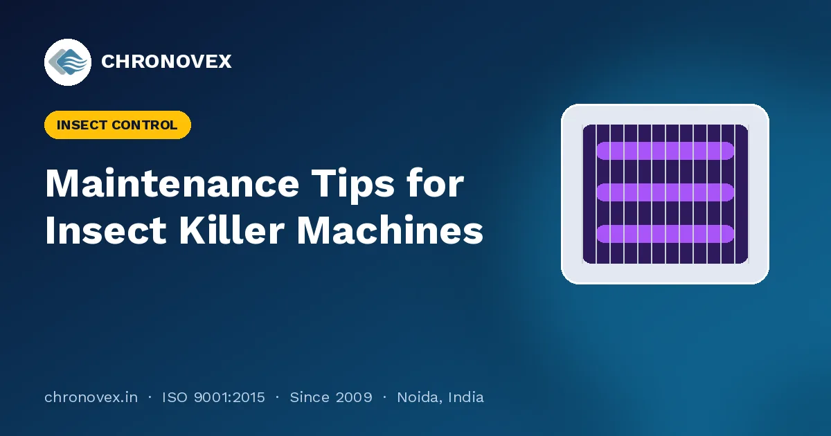 Maintenance Tips for Insect Killer Machines