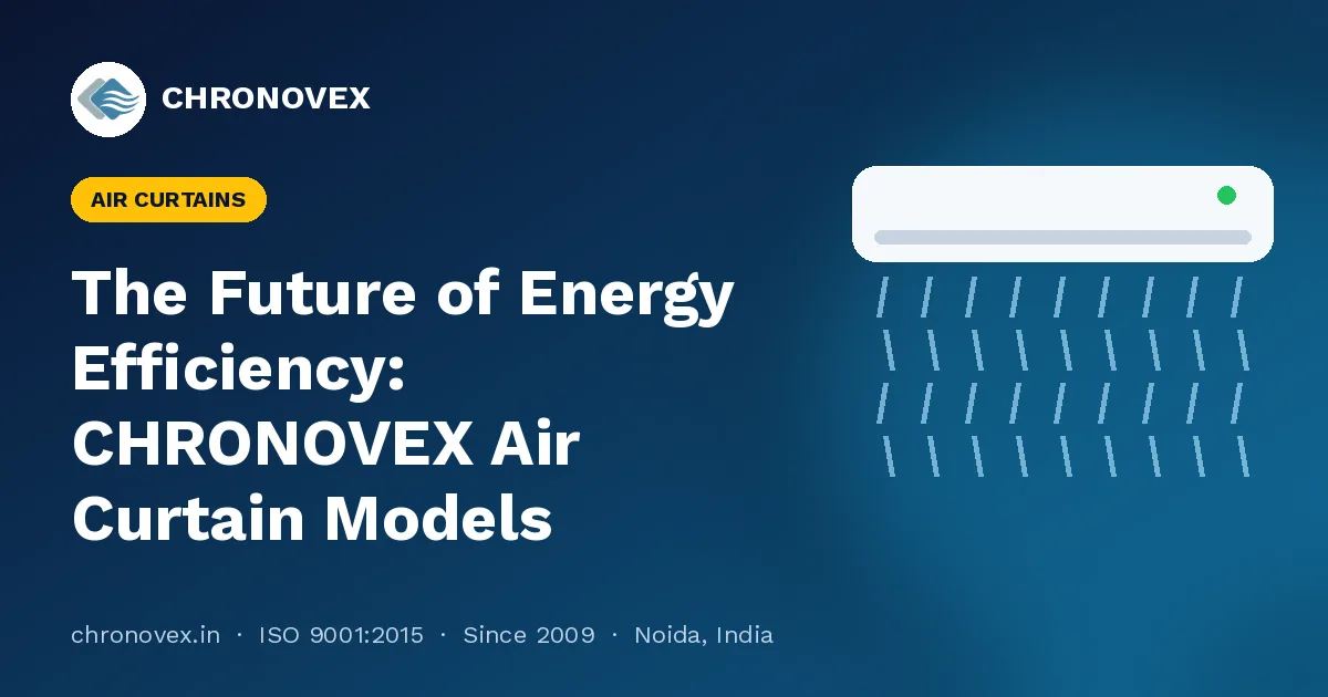 The Future of Energy Efficiency: CHRONOVEX Air Curtain Models