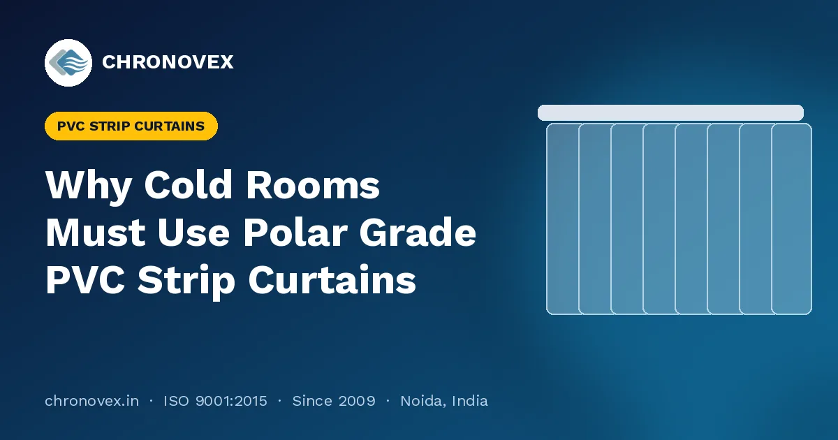 Why Cold Rooms Must Use Polar Grade PVC Strip Curtains
