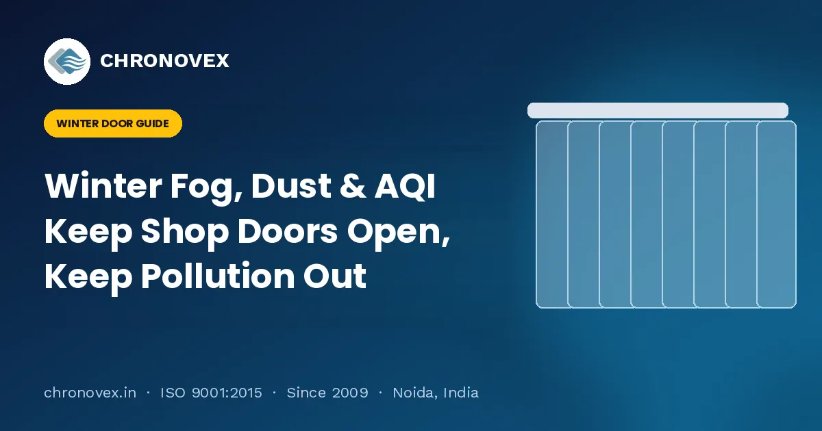 Winter Fog, Dust and AQI: Keeping Shop Doors Open Without Letting Pollution In