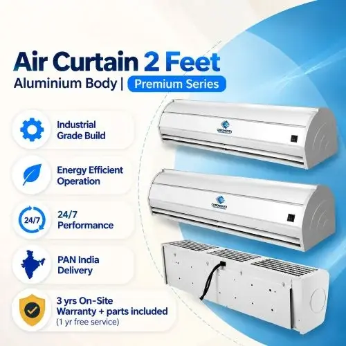 Air Curtain 2 Feet | Aluminium Body | Premium Series | Chronovex