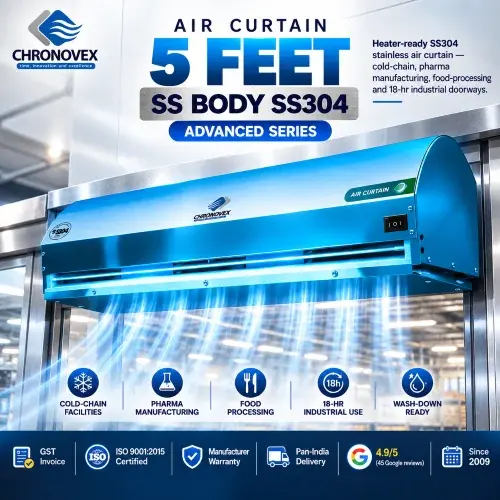 Air Curtain 5 Feet | SS Body SS304 (Advanced Series)