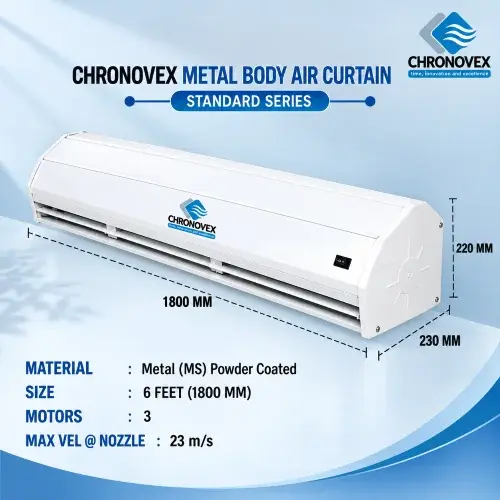 Air Curtain 6 Feet | Metal Body (Standard Series)