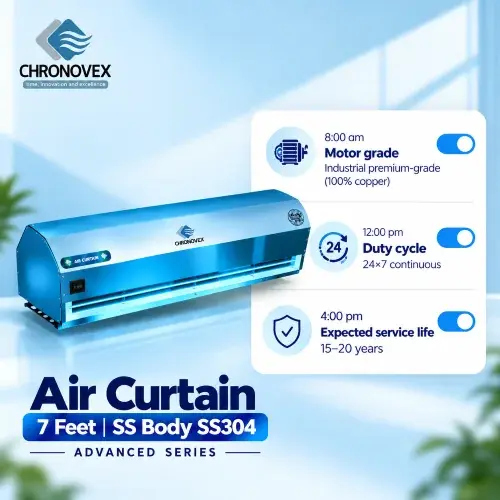 Air Curtain 7 Feet | SS Body SS304 (Advanced Series)