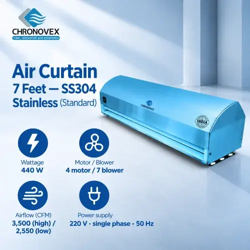 Air Curtain 7 Feet | SS Body SS304 (Standard Series)
