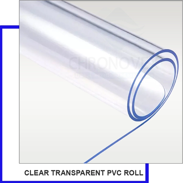 Clear Transparent PVC Strip Roll | Industrial PVC Curtain Roll | Chronovex