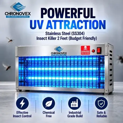 Stainless Steel (SS304) Insect Killer 2 Feet (Budget Friendly) | Chronovex