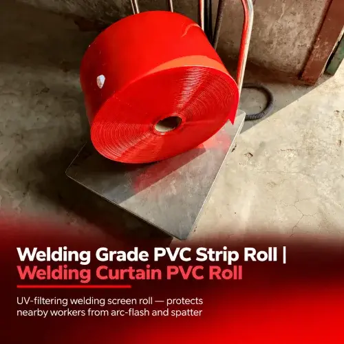 Welding Grade PVC Strip Roll | Welding Curtain PVC Roll | Chronovex