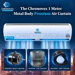 1 meter metal body air curtain, Premium Series – double shaft motor, blower and housing