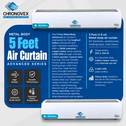 Air Curtain 5 Feet | Metal Body (Advanced Series)