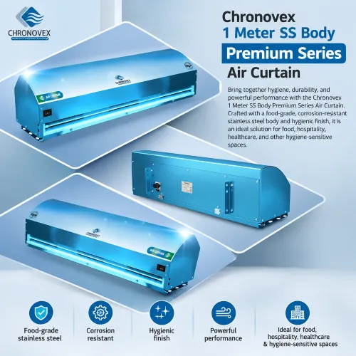 Air Curtain 1 Meter | SS Body SS304 (Premium Series)