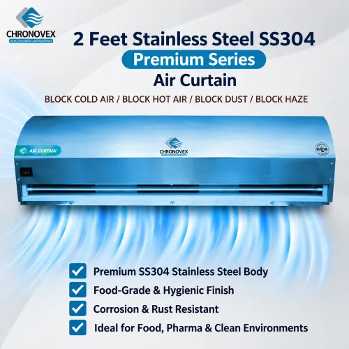 Air Curtain 2 Feet | SS Body SS304 (Premium Series)