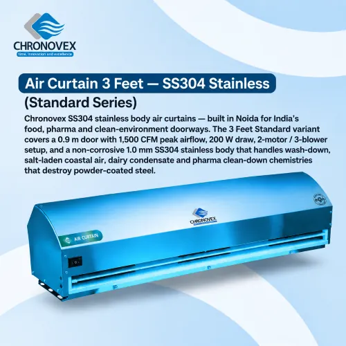 Air Curtain 3 Feet | SS Body SS304 (Standard Series)
