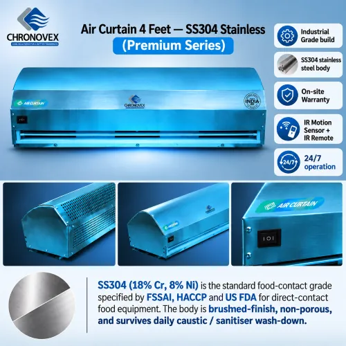 Air Curtain 4 Feet | SS Body SS304 (Premium Series)