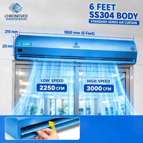Air Curtain 6 Feet | SS Body SS304 (Standard Series)